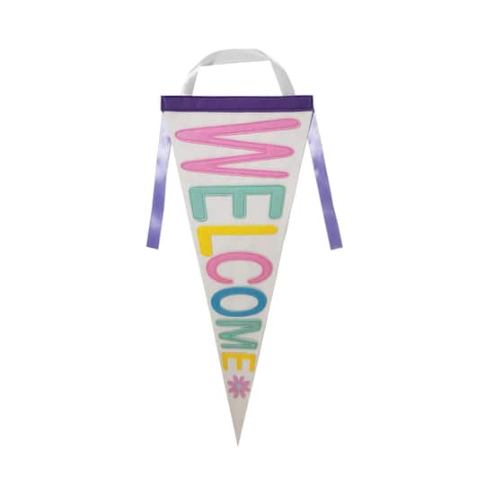 Class Rules! 21" Welcome Felt Pennant Flag by B2C™